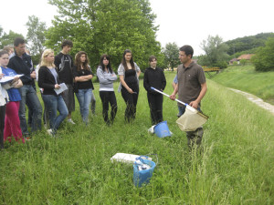 Mr.sc. I. Vučković o uzimanju uzorka makrozoobentosa